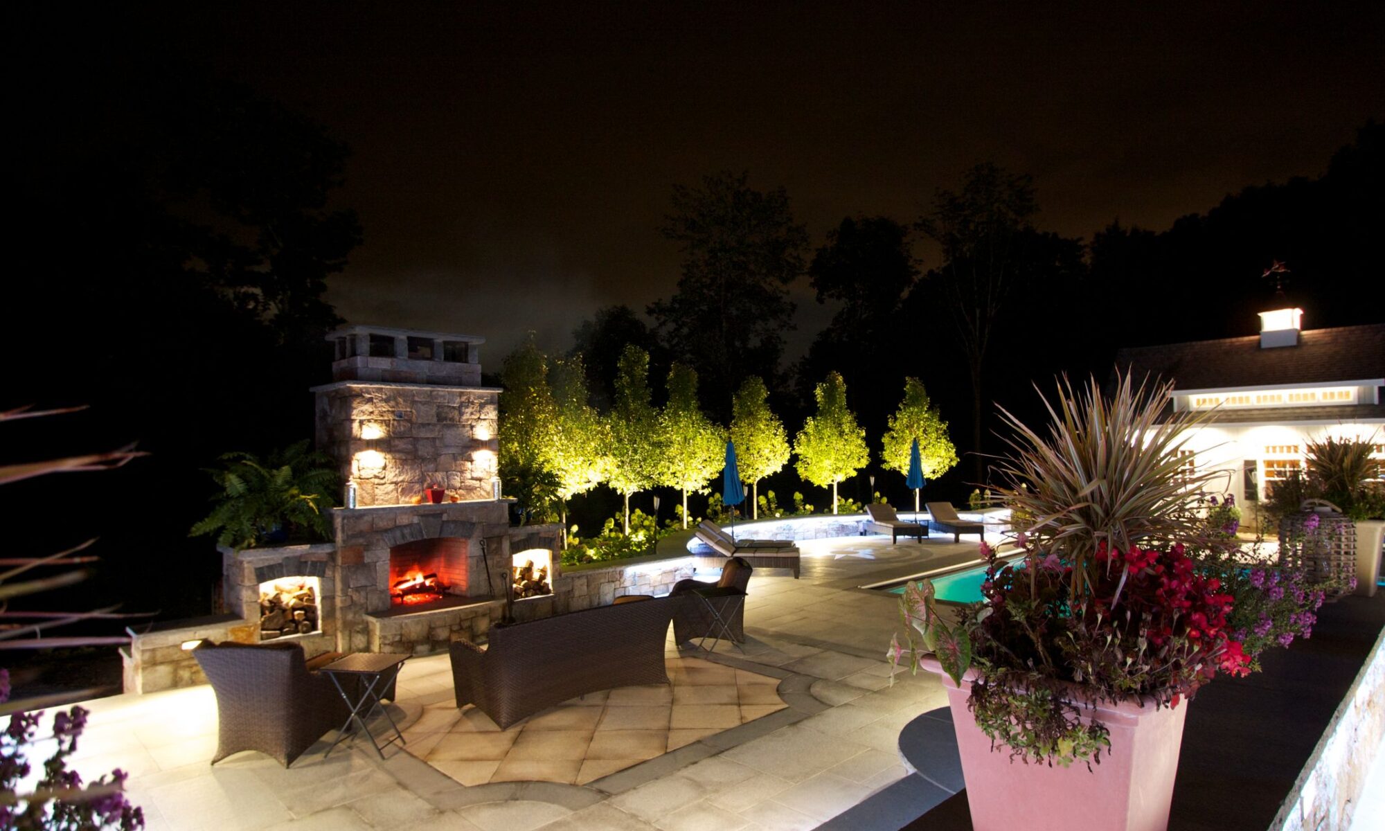 Custom Outdoor Landscape Lighting Services in Easton, CT,