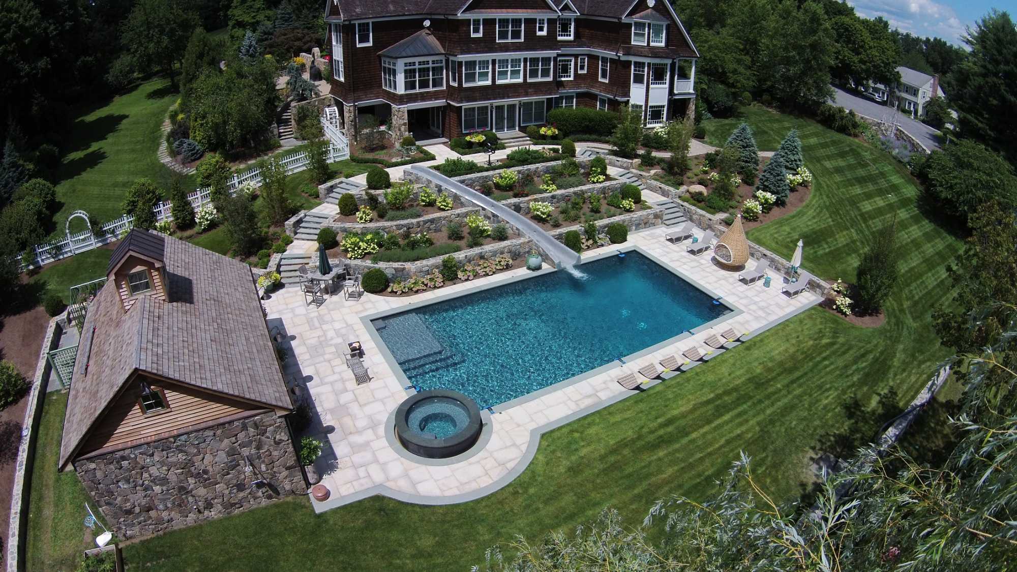 Artistic pool design fairfield county
